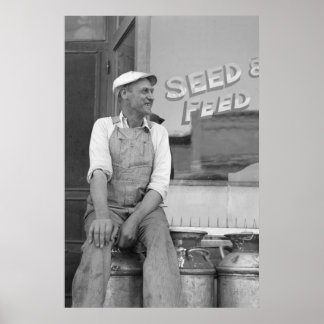 Vintage Farm Security Administration Print