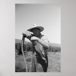 Vintage Farm Security Administration Print