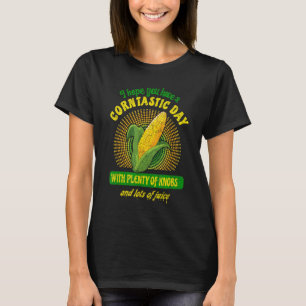 Vintage - Farmer I Hope You Have A Corntastic Day T-Shirt