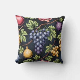 Vintage Farmers Market Fruit Cushion