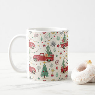 Vintage Farmhouse Christmas Coffee Mug