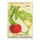Vintage Farming Garden Vegetable Catalogue Decoupa
