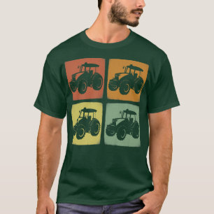 Vintage Farming Tractor Retro Farmer T-Shirt