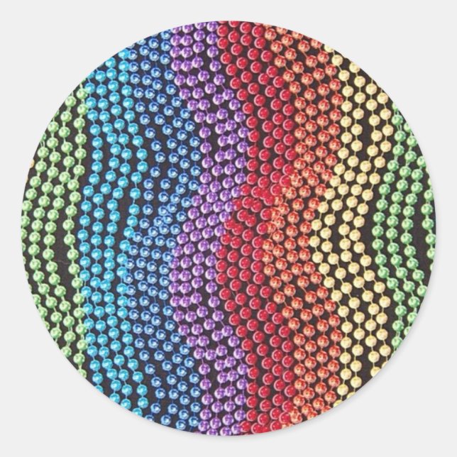 Vintage Fashion 1960 Pop Beads Stickers (Front)