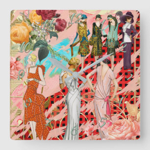 Vintage Fashion Acrylic Wall Clock