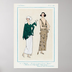 Vintage Fashion Illustration Poster