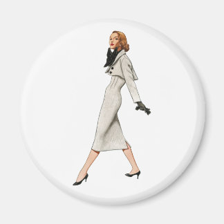 Vintage Fashion Image Magnet