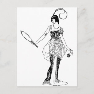 Vintage Fashion Postcard