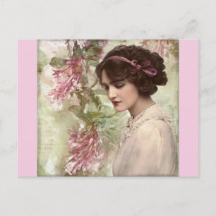 vintage fashion postcard