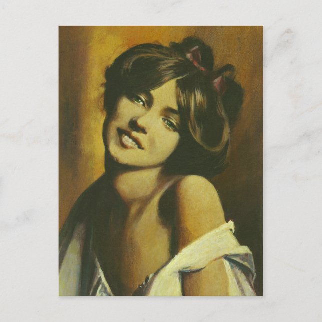 Vintage Fashion Postcard (Front)