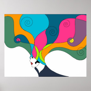 vintage fashion poster