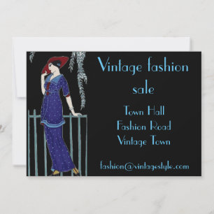 Vintage fashion sale flyers
