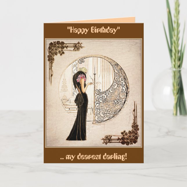 Vintage Fashionista_Velvet Gown_1933 Card (Front)