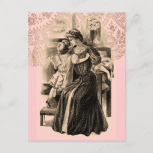 Vintage Fashions 1900 Postcard