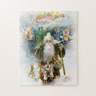 Vintage Father Christmas Jigsaw Puzzle