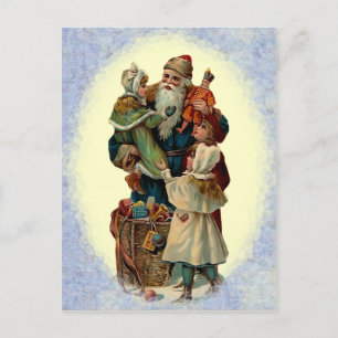 Vintage Father Christmas Postcard