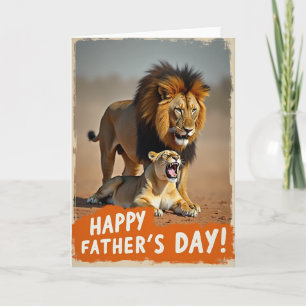 Vintage Fathers Day Felines Card
