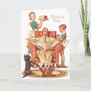 Vintage Father's Day Greeting Card