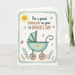 Vintage Fathers Day Sun Card