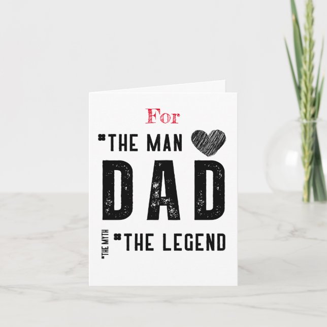 Vintage Fathers  Holiday Card (Front)