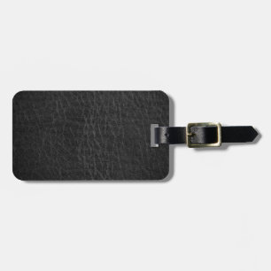 Vintage Faux Leather Luggage Tag