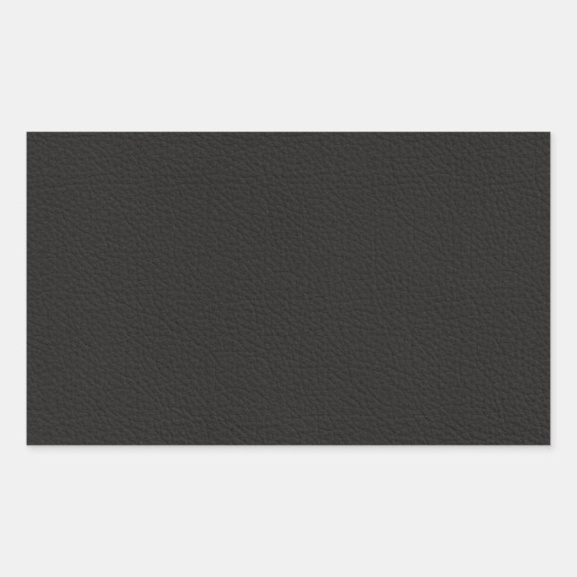 Vintage Faux Leather Rectangular Sticker (Front)