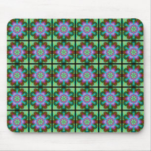 Vintage Feel - Abstract Design - Mosaic Tiles - Mouse Pad