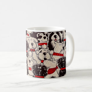 Vintage Feline Fabric Mug