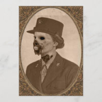 Vintage Female Zombie Soldier Halloween Party