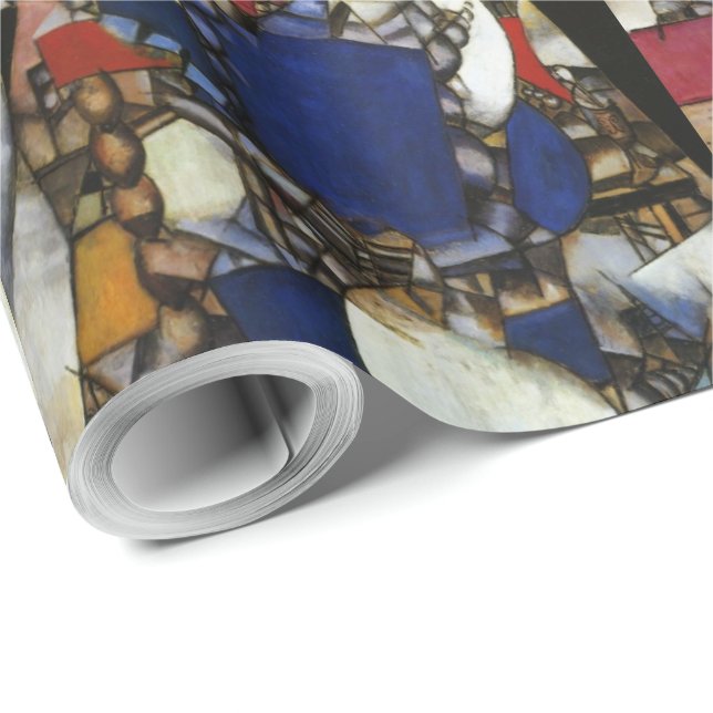 Vintage Fernand Leger Woman in Blue Wrapping Paper (Roll Corner)