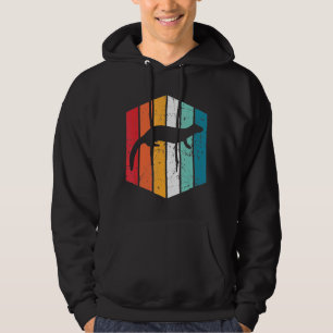 Vintage Ferre  For Animal  Retro Ferret Hoodie