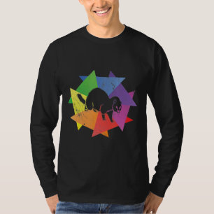 Vintage Ferret  Retro Style Silhouette T-Shirt