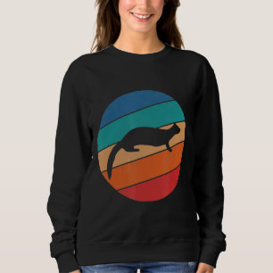 Vintage Ferret Spirit Animal Retro Sweatshirt