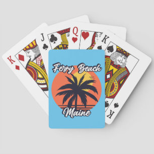 Vintage Ferry Beach Maine Playing Cards