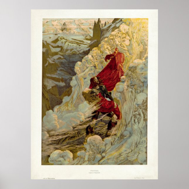 Vintage Fervaal, an opera by Vincent d'Indy Poster (Front)