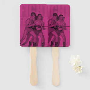 Vintage Fight For Love Pride Hand Fan