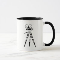Vintage Film Movie Set Camera Coffee Mug