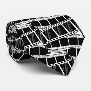 Vintage Filmstrip - Retro Cinematic Neck Tie