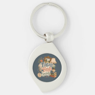 Vintage Finds Cottagecore Treasures Key Ring