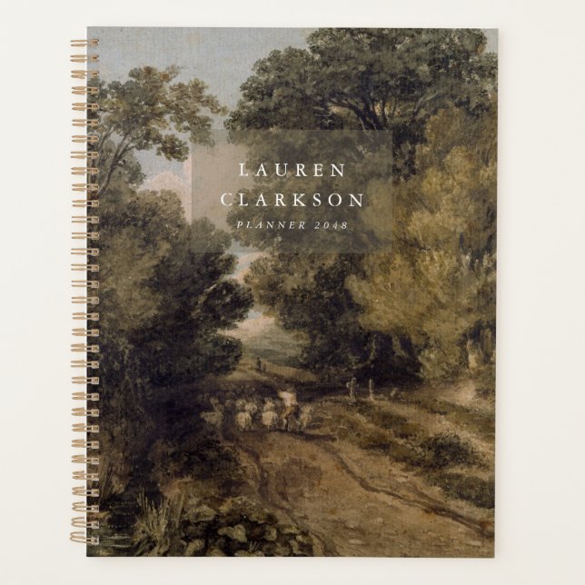 Vintage Fine Art Landscape Planner (Front)