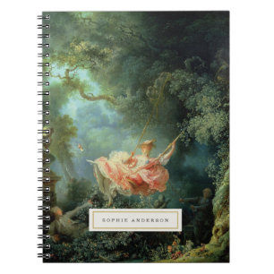 Vintage Fine Art Personalised Notebook