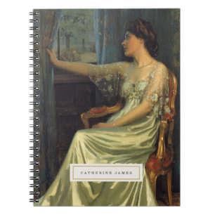 Vintage Fine Art Personalised Notebook