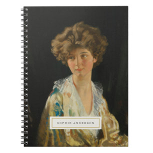 Vintage Fine Art Personalised Notebook