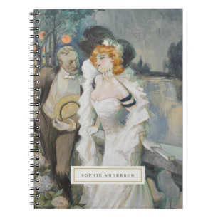 Vintage Fine Art Personalised Notebook