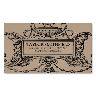 Vintage Fine Line Business Card