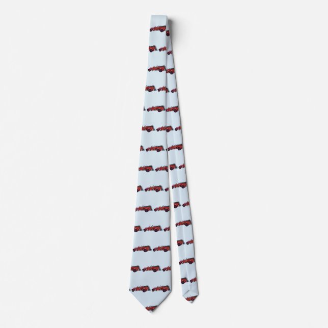 Vintage Fire Engine Tie (Front)