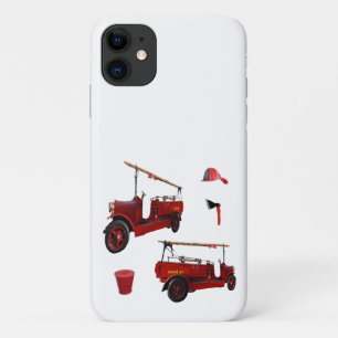 Vintage Fire Truck And Equipment, iPhone 11 Case