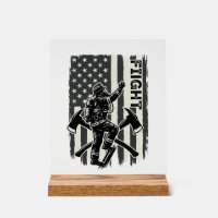 Vintage Firefighter Flag Fight Shirt Design_1