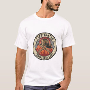 Vintage Firefighter Hero for gift men shirt