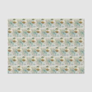 Vintage Fish Collage Tissue Paper